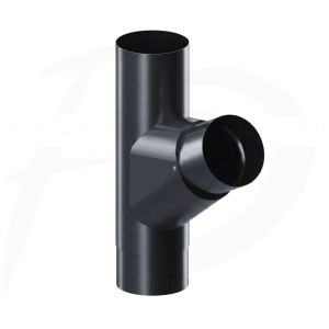 Trójnik rury spustowej stalowy ⌀ 90 firmy KROP kolor czarny